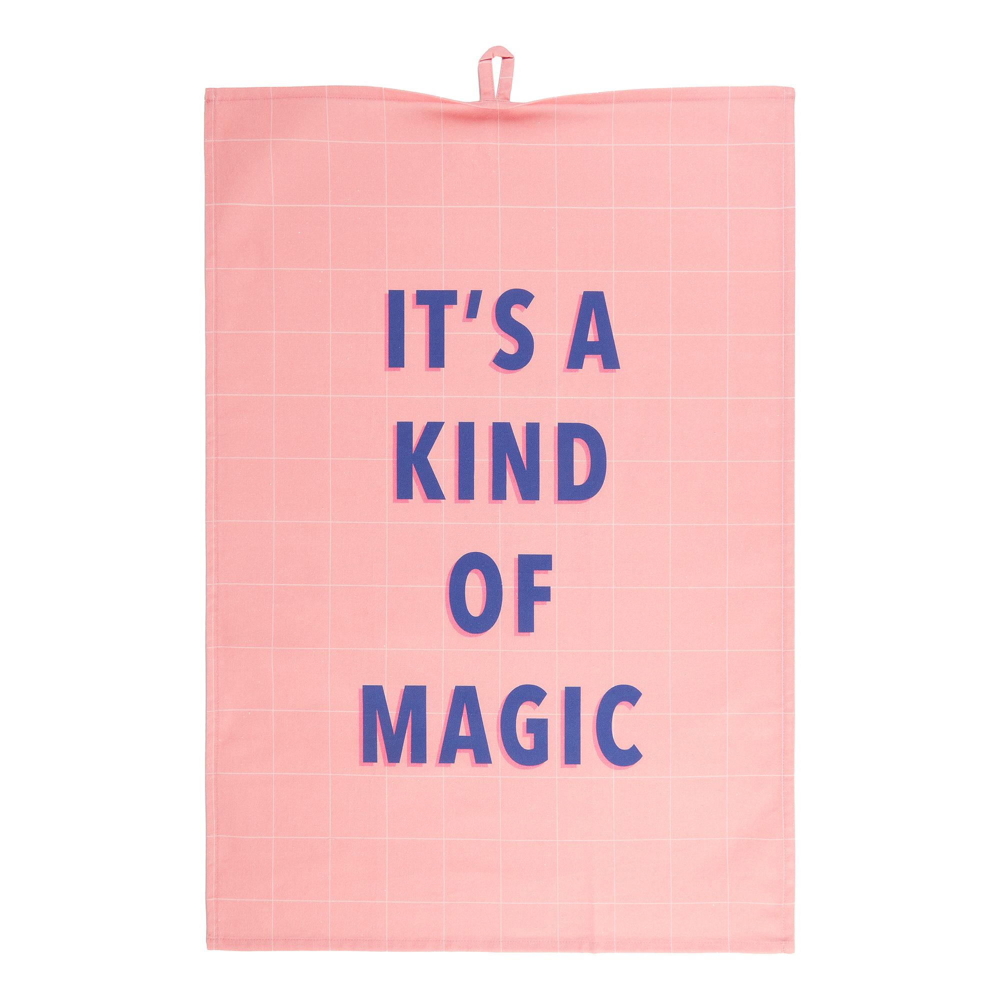 Kitchen Tales Kitchen Towel Saying Cotton Blue 0