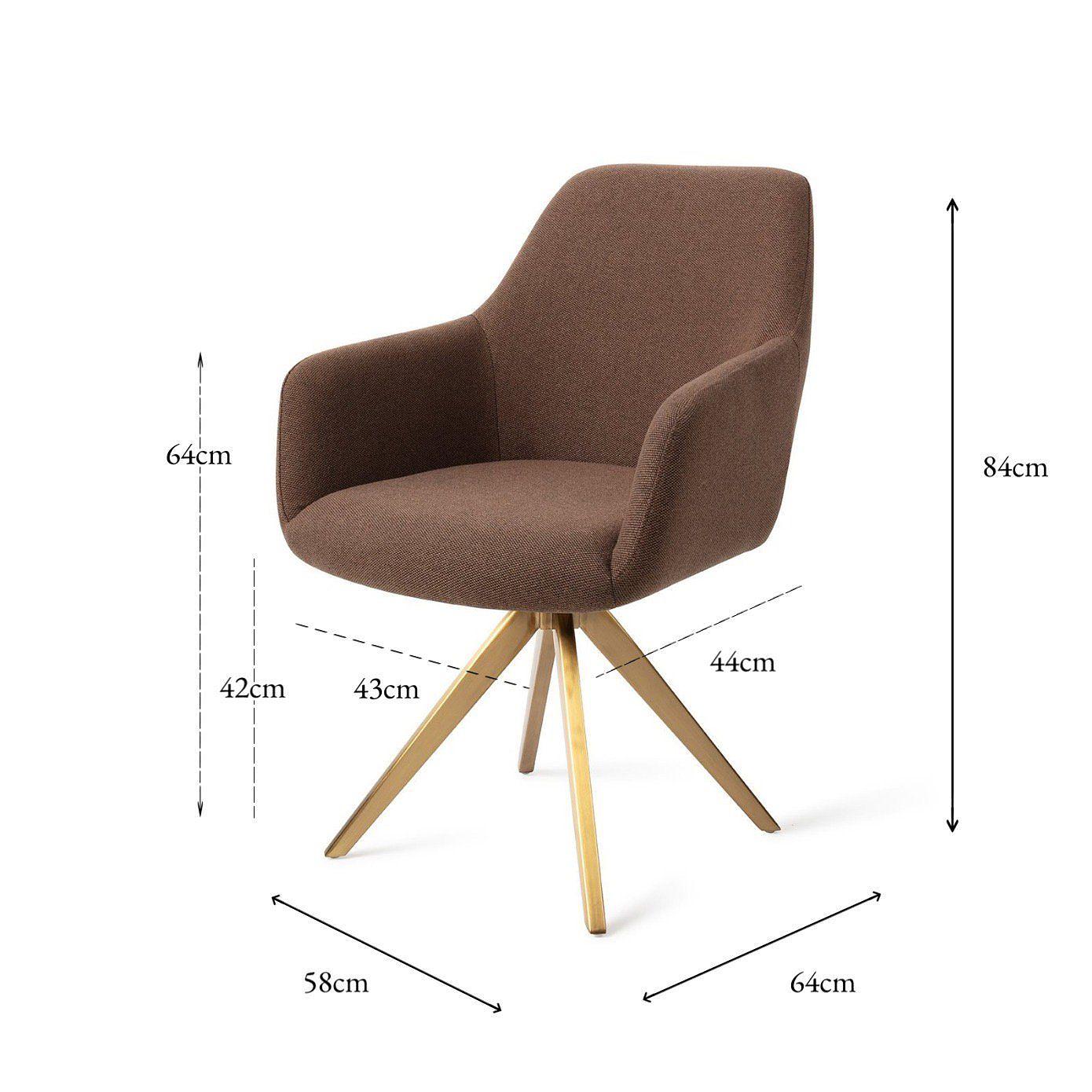 Hiroo Esszimmerstuhl Rustic Rye 4