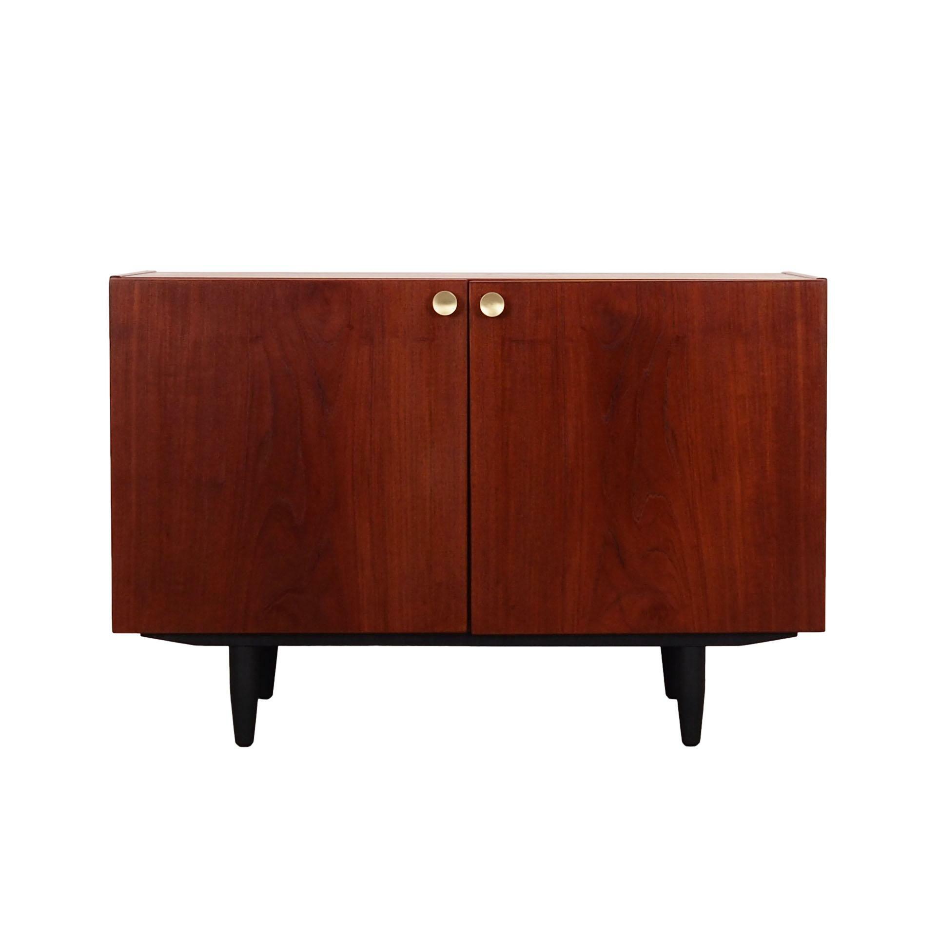 Vintage cabinet Teak brown 1970s 0