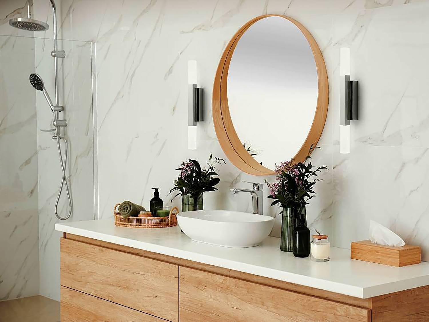 Alcudia Wall Lamp Steel Polycarbonate 2-light 1