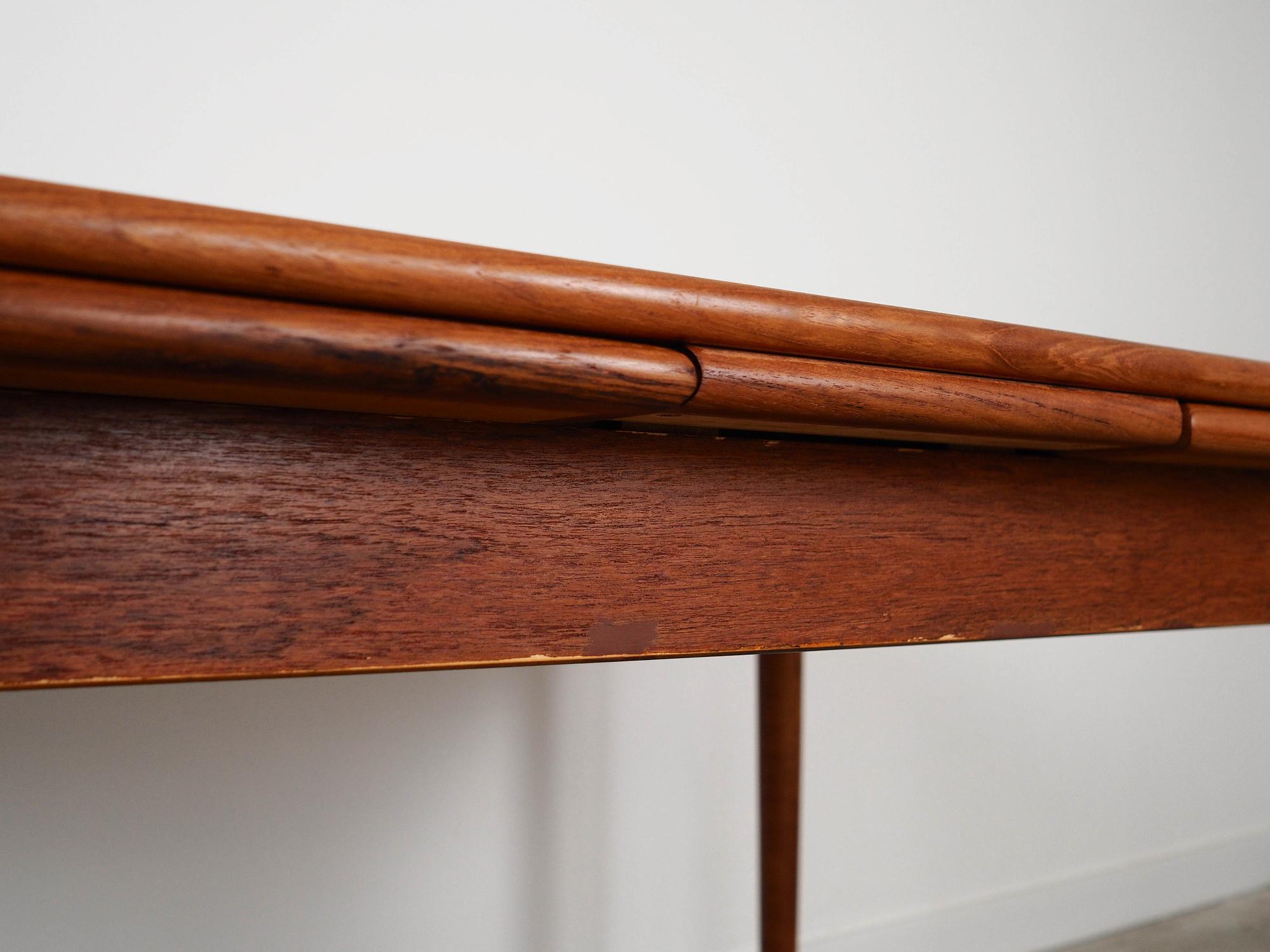 Dining table teak 1970s 12