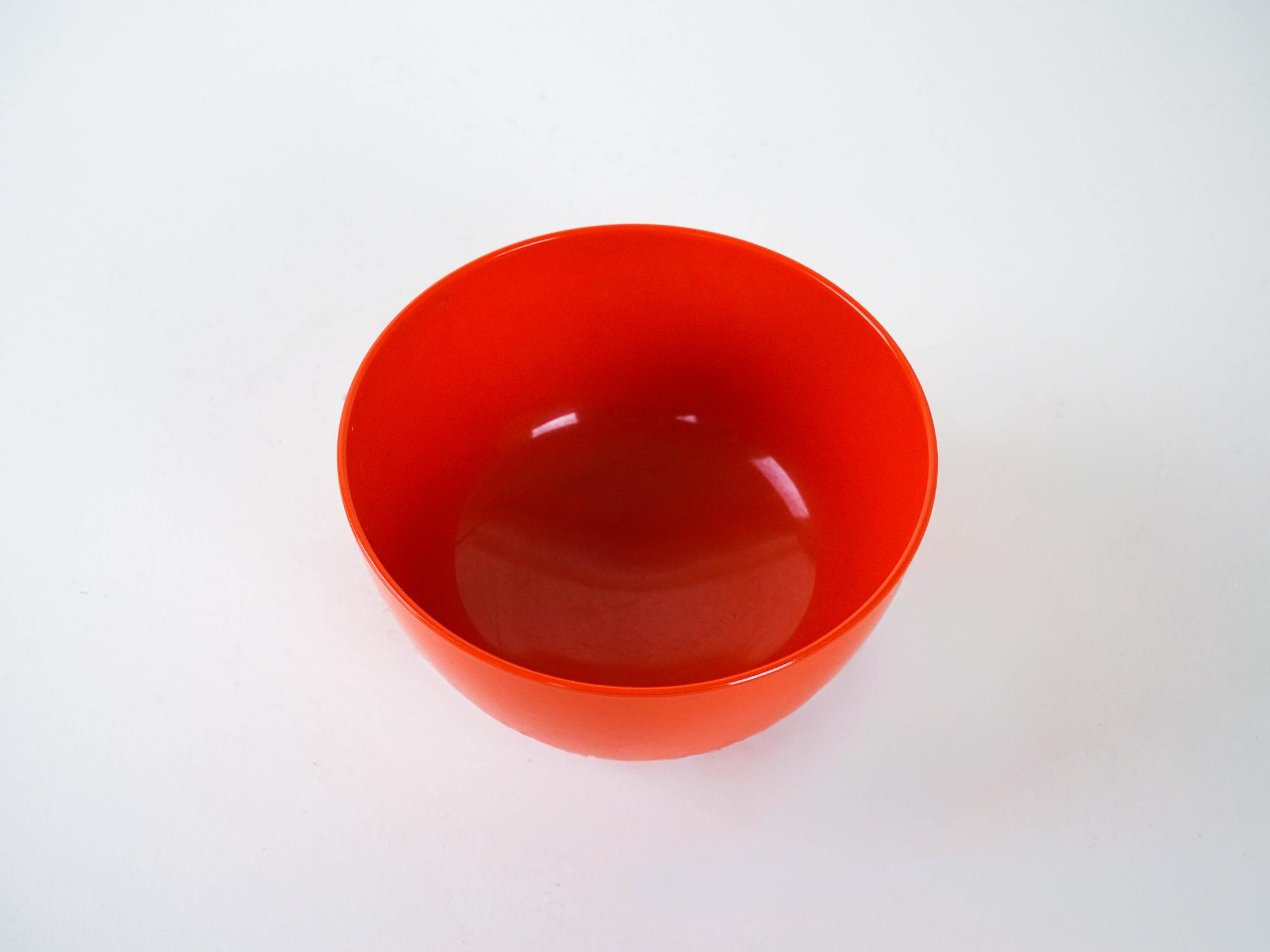 Schüssel 1960er Jahre Orange 3