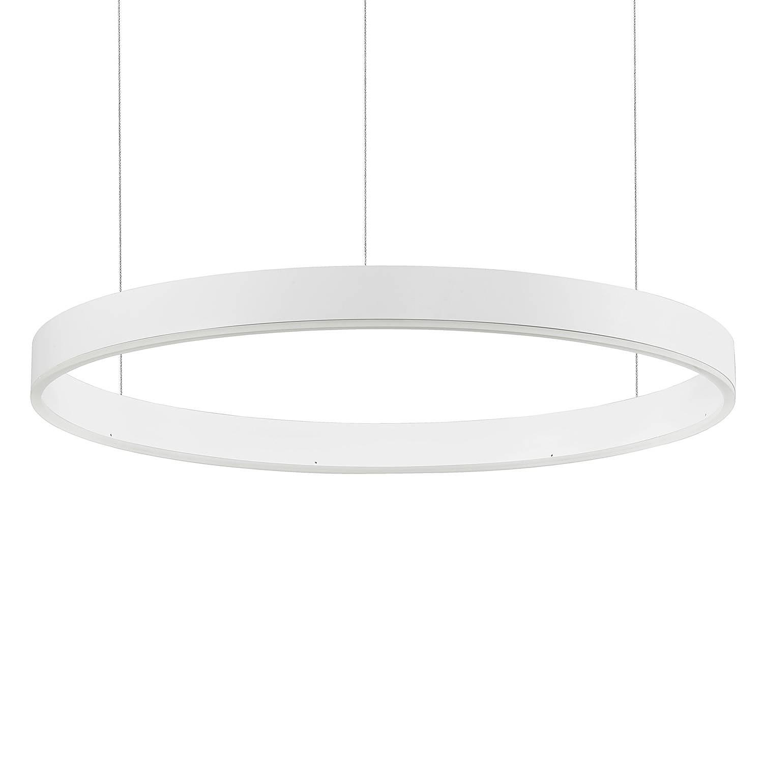 Pendant lamp Motif Type A Aluminium White Diameter: 80 cm 0