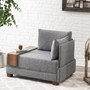 1-seater module right gray 3