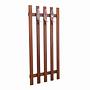 Teak wall coat rack 1970s 0