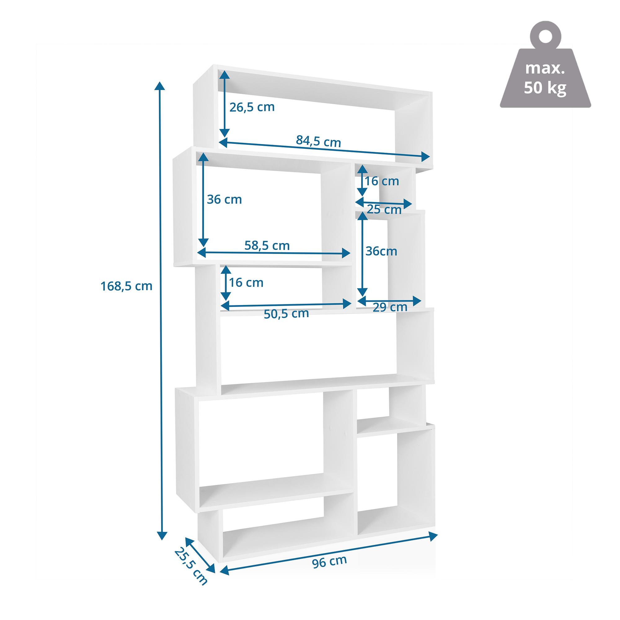 KALAG Scaffale / Divisorio Bianco 4