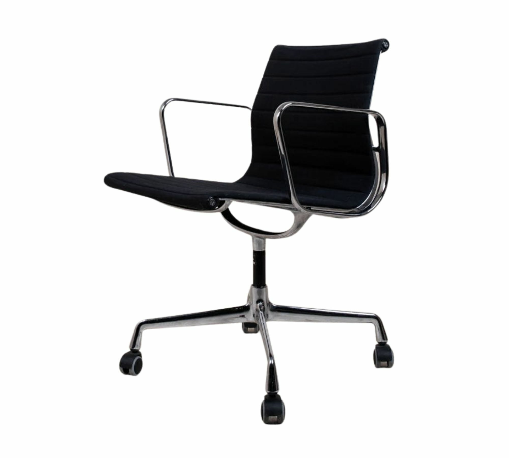 Eames EA 108 Aluminium Chair Drehbar Schwarz 0
