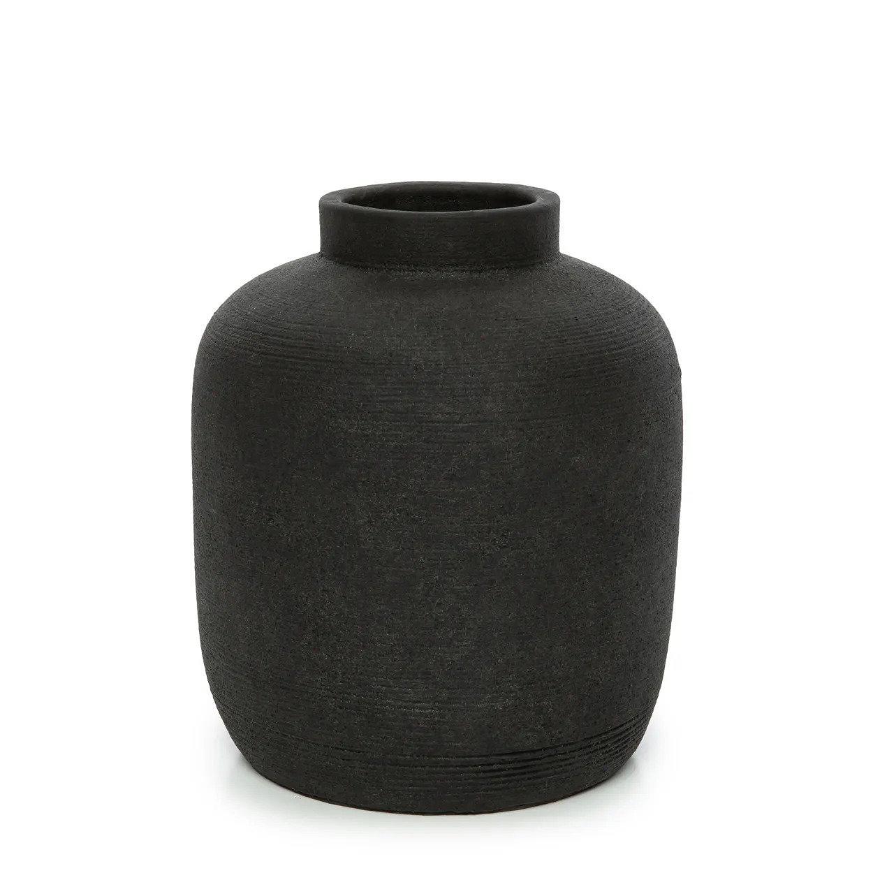 Peaky Vase Schwarz 0