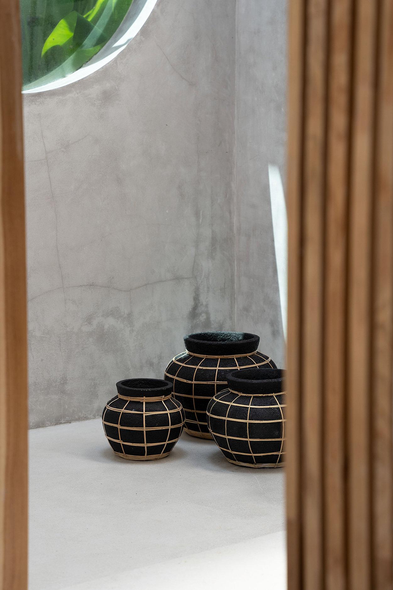 Belly Vase Schwarz 5