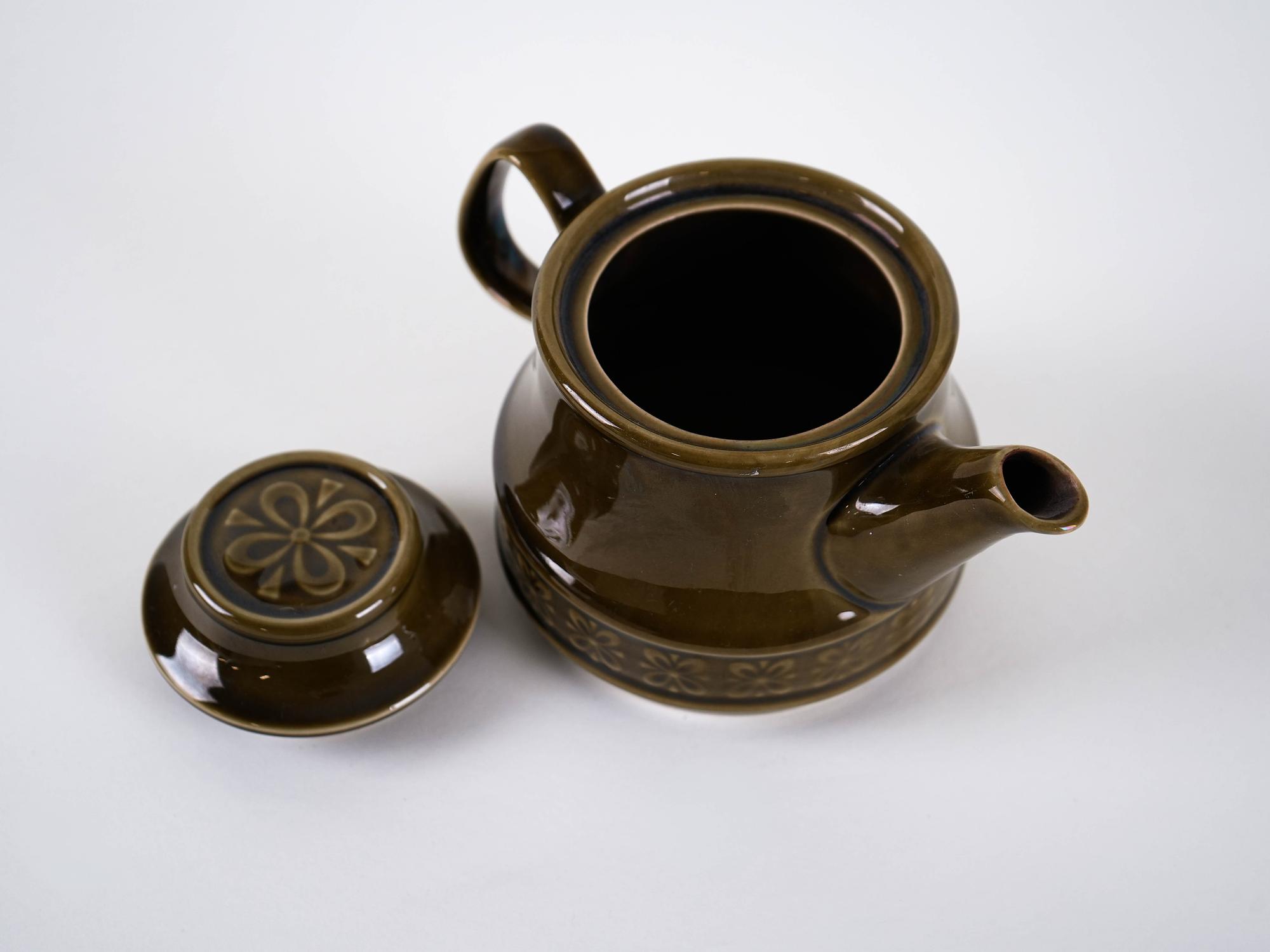 Ceramic teapot 1980s made in Poland 6
