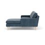 Astha Sofa 2-Sitzer Récamiere Rechts Sorento Steel Blue 2