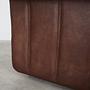 Armchair Leather Brown 1970s 13