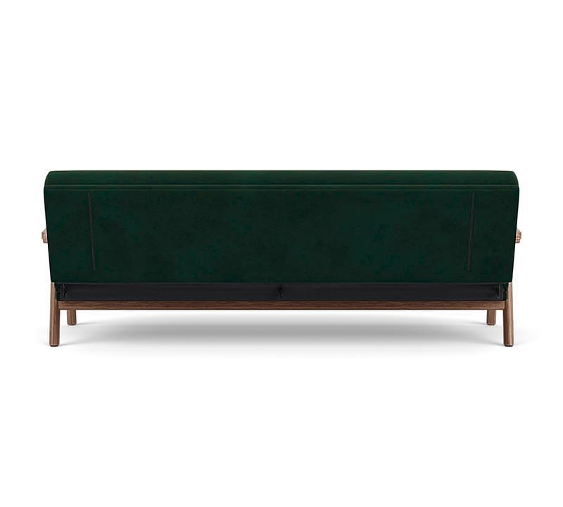 Archie Schlafsofa Velour Lux Dark Green 2