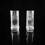 6x Vintage Highball Trinkglas Kristall 0