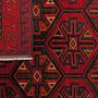 Lori Teppich Wolle Rot 5