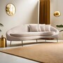 Elegantes Sofa 3-Sitzer Beige 4