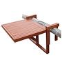Balkon Hängetisch Berkeley Eukalyptus Braun 1
