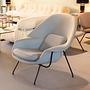Womb Chair with Ottoman Eero Saarinen 1960s 2