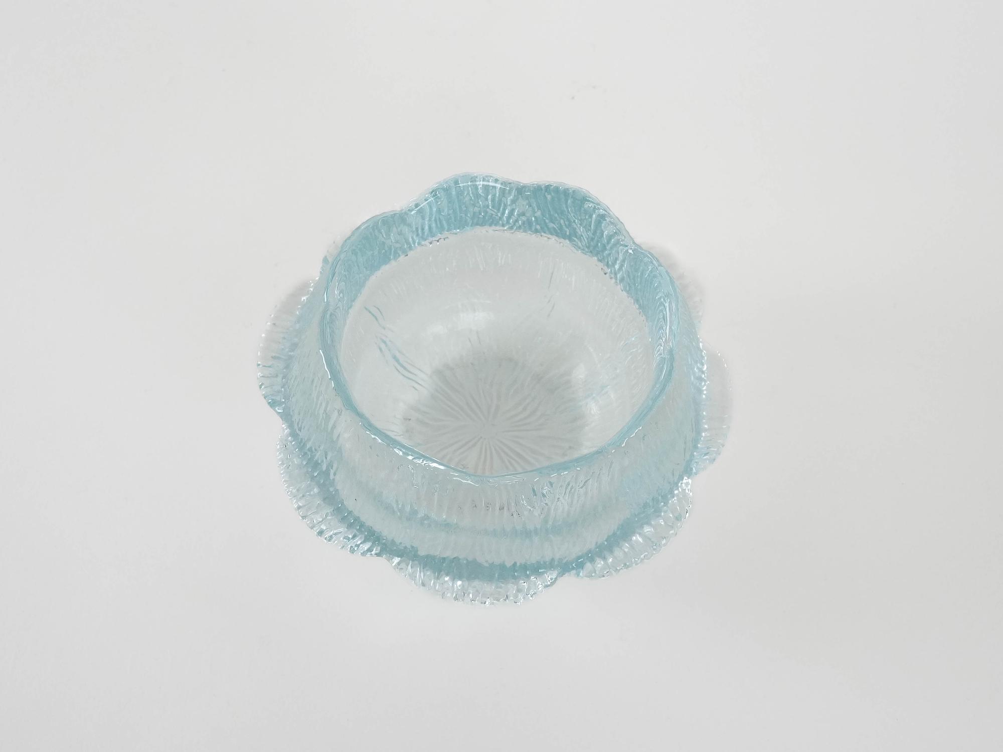 Glass bowl Transparent 1980s 5