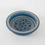 Ceramic bowl Blue 1960s 3