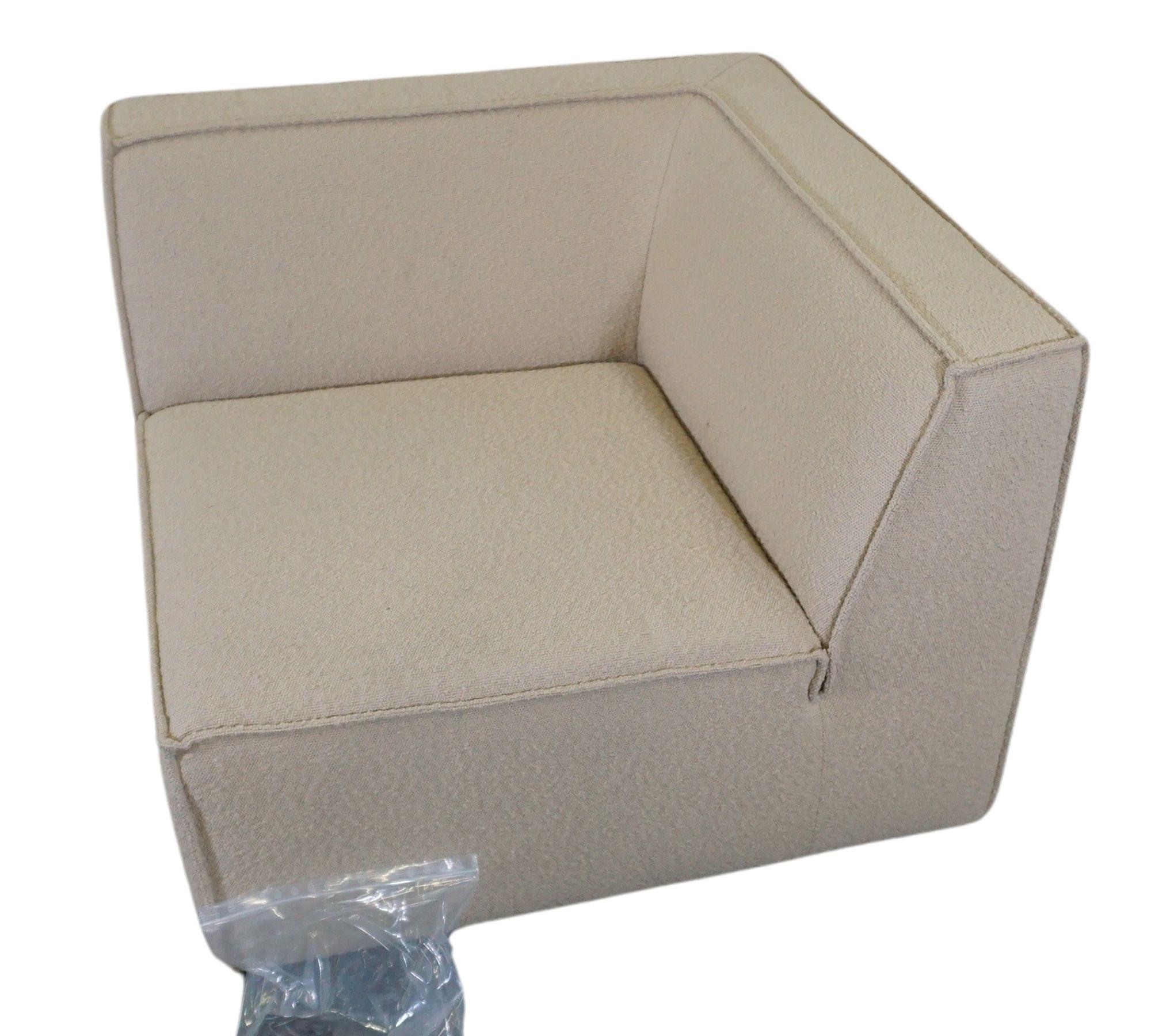 Dane 1-Sitzer Eckmodul Links Danny Cream 7