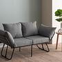Viper Sofa 2-seater Light Grey 1