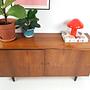 Vintage Sideboard Holz Braun 2
