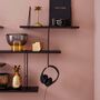 Shrink Shelf Beech Wood Steel Black 3