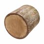 Sitzhocker Timberly Webstoff Braun 1