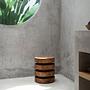 The Massaka stool natural ø30cm 1