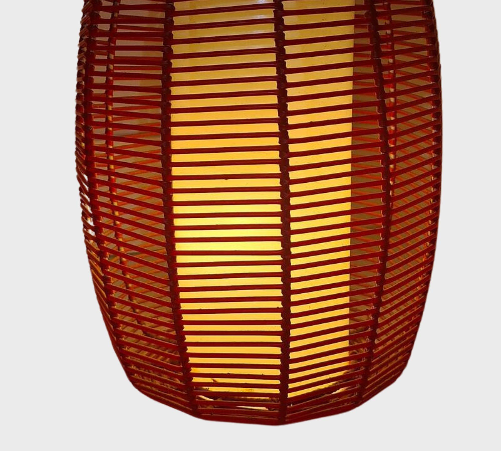 Pendant lamp Plastic Red 1