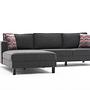 Kale Sofa Chaise Lounge Left Anthracite 4