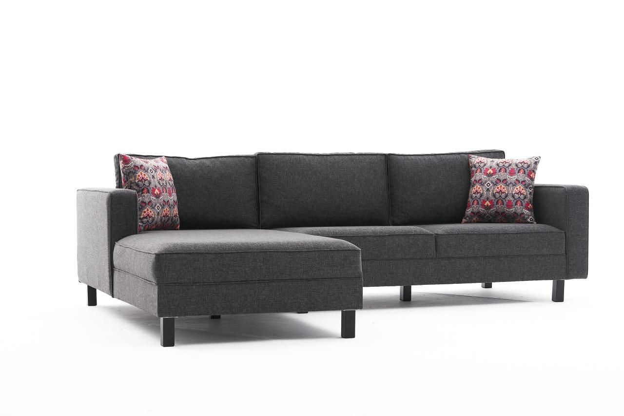 Kale Sofa Chaise Lounge Left Anthracite 4