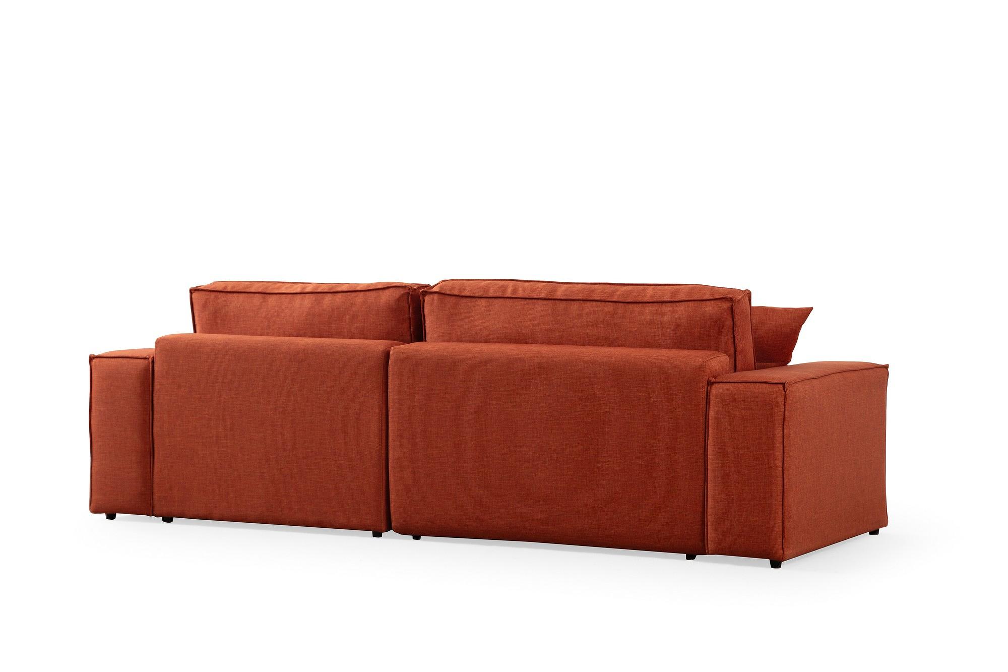 Pırlo Rechts Ecksofa Orange 7