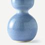 Kugel Vase L Keramik Blau 4