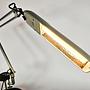 Vintage Tischlampe Metall Kunststoff Grau Schwarz 1