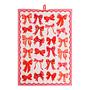 Kitchen Tales Tea towel Bow Cotton Bright red 0