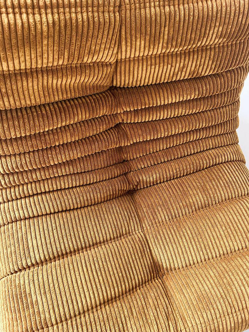 Togo Sessel Cord Sandbraun 5