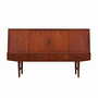 Highboard Teak Wood Brown 1960s 0