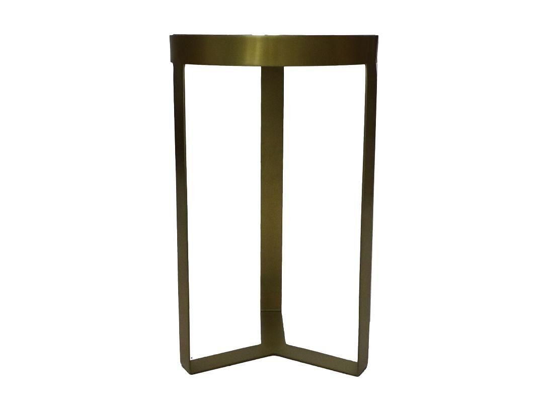 Runder Beistelltisch Marmor Metall ø30cm 2