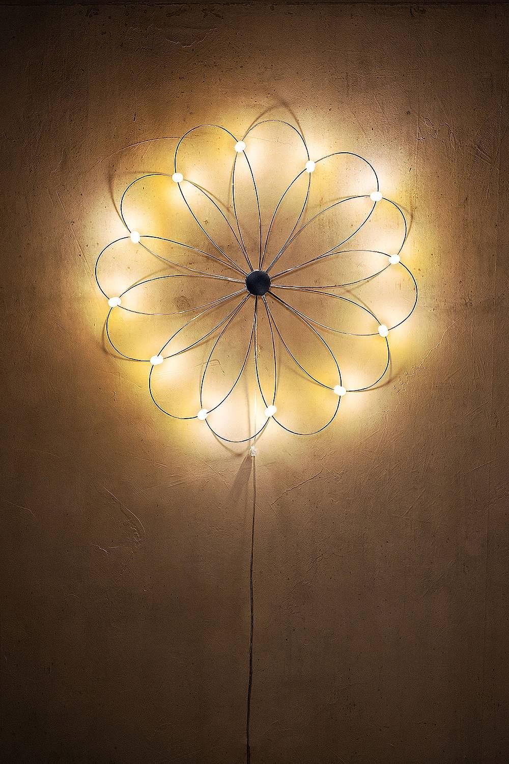 Winter Star Combi-Decoration Metal LED Silver 2