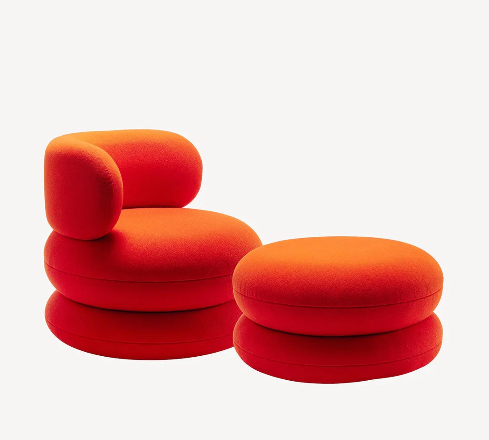 Easy Chair Loungesessel Verner Panton Drehbar Rot 1