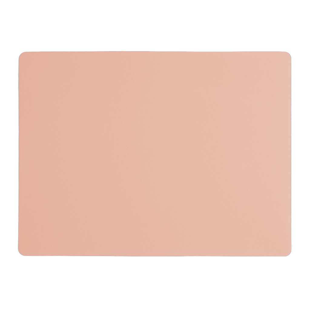 Tovaglietta rettangolare 100% pelle riciclata rosa 0