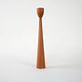 Teak Candlestick 1960s 2