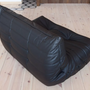 Togo Sofa 2-Sitzer Madras-Leder Schwarz 5