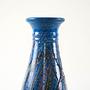 Keramikvase Blau 1970er Jahre 3