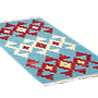 Kilim Gashgai Teppich Wolle Blau 2