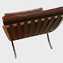 Barcelona Sessel Mies van der Rohe Leder Braun 3
