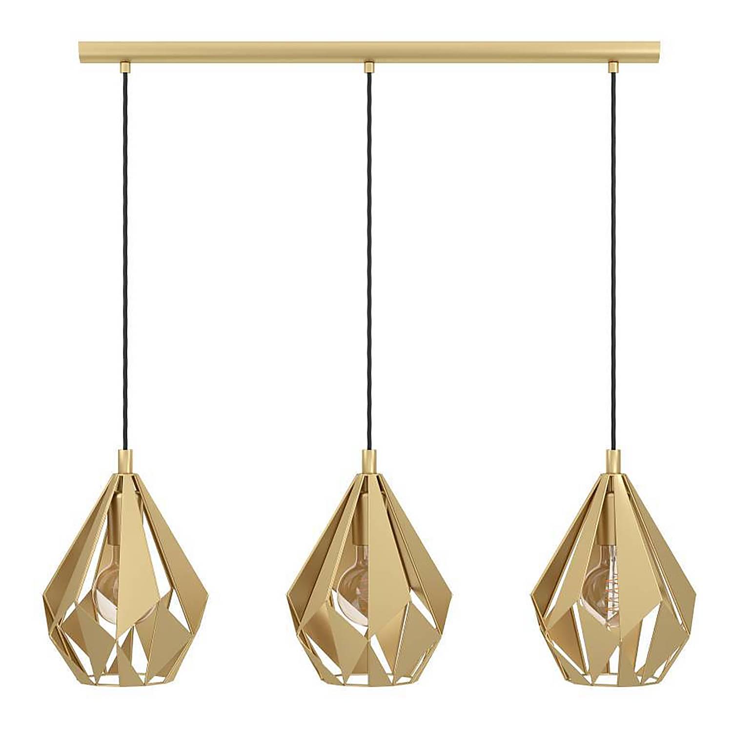 Carlton Type B Pendant Lamp Steel 3-lamp 3