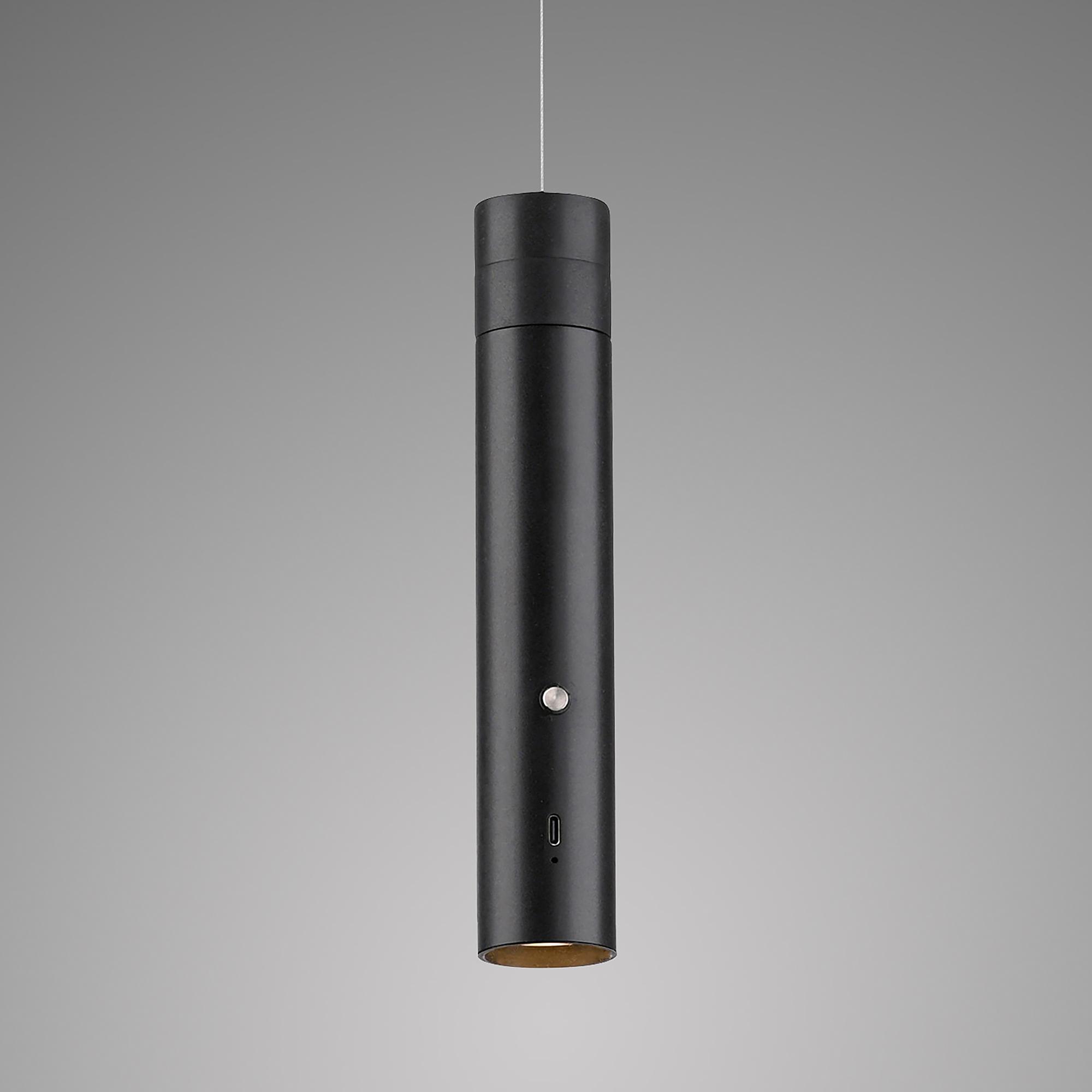 LED pendant light Attach Polycarbonate Black 0